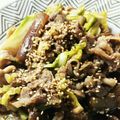 颯＆楓's cooksnap of when they made ナスとキャベツと豚肉の味噌炒め.