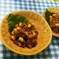 ととろ＆めい's cooksnap of when they made 大豆と挽肉と蓮根の甘辛炒め.
