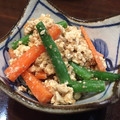 亜久里's cooksnap of when they made アレンジ一品『超簡単いんげんの白和え風』.