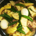 riko77's cooksnap of when they made 割と合うんですよ、たけのこと豚肉の甘辛煮.