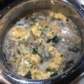 クック7OR878☆'s cooksnap of when they made 簡単☆乾燥わかめで韓国風牛肉レタススープ.