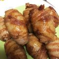 achanuha's cooksnap of when they made 豚バラの簡単肉巻きおにぎり.