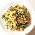 カヘルさん's cooksnap of when they made アスパラとベーコンの卵とじ.