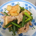 クックM7OALN☆'s cooksnap of when they made 厚揚げとニンニクの芽の醤油炒め.