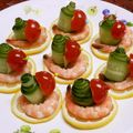 のば☀のば's cooksnap of when they made 海老きゅうりのピンチョス.