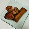 RINRI☆'s cooksnap of when they made キムチ納豆春巻き.