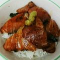 ジュンジュン☆'s cooksnap of when they made まぐろの漬け丼.