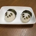 ☆santo☆'s cooksnap of when they made チビパンダおにぎり　幼稚園用キャラ弁.