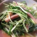♡りりたん♡'s cooksnap of when they made 水菜とベーコンのガリバタポン♪.