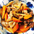 kuu汰's cooksnap of when they made 超簡単おつまみ☆砂肝とごぼうの照り煮.