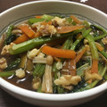 ピコたんママ's cooksnap of when they made 母直伝☆簡単美味しい小松菜と胡桃のお浸し.