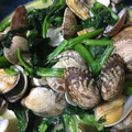 cocohana's cooksnap of when they made 【副菜】あさりとほうれん草のガーリック炒.