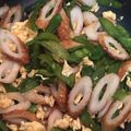 ☆ドキンちゃん☆”'s cooksnap of when they made 絹さやとちくわ☆卵めんつゆ炒め.