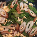 ☆ドキンちゃん☆”'s cooksnap of when they made 絹さやとちくわ☆卵めんつゆ炒め.