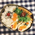 matatabeee's cooksnap of when they made 簡単な油揚げに詰めた野菜と卵.
