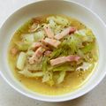 あっこ姉's cooksnap of when they made 白菜、葱、ベーコンのマスタードビネガー煮.