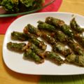 komutatata's cooksnap of when they made 紫蘇巻き豚こまの照り焼き.