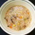 重次郎's cooksnap of when they made 大きな椎茸とエノキのきのこおかゆ.
