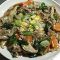 七色ワクチン's cooksnap of when they made とろシャキ！小松菜のあんかけチャーハン.