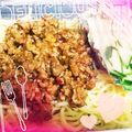 ちぃcarrie's cooksnap of when they made 意外と簡単。ウマ辛ジャージャー麺.