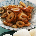 瑠以0223's cooksnap of when they made ちくわと胡麻の甘辛炒め.