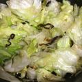 H♡S's cooksnap of when they made レタスと塩昆布の簡単サラダ.