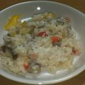 みぃこ☆ママ's cooksnap of when they made 夏野菜たっぷりのチーズリゾット.