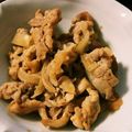 リトル黒豆マーメイド's cooksnap of when they made 彩りよし♡豚肉のケチャップ生姜焼き.