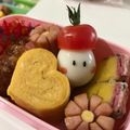 ふみZO's cooksnap of when they made お弁当に☆トマト帽子のうずらちゃん.