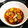 うさぎ月子's cooksnap of when they made 幼稚園の鶏肉とさつまいもとニンジンの煮物.