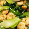 ヒナごはん's cooksnap of when they made チンゲン菜・エビ・豚肉のシャンタン炒め.