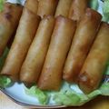 manamama8's cooksnap of when they made おつまみにも!簡単!梅しそ鶏春巻き!.