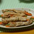 PPCAKE☆'s cooksnap of when they made 母の味♪人参とインゲンの肉巻き.