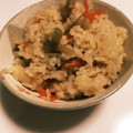 Hirokko♫'s cooksnap of when they made 豚とごぼうの炊き込みごはん.