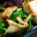 ポスケワイス's cooksnap of when they made ☆まいたけとピーマンのバターソテー☆弁当.
