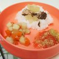 しじみごはん's cooksnap of when they made 離乳食中期から トマトときゅうりのサラダ.