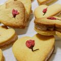 つきい's cooksnap of when they made 桜のガナッシュサンド.