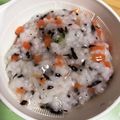 まきりん07's cooksnap of when they made 離乳食 後期 ひじきごはん.