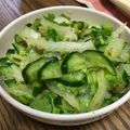 neruco430's cooksnap of when they made セロリときゅうりのごまポン酢和え.