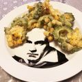 まっきー♪３７'s cooksnap of when they made コーンとゴーヤの天ぷら.