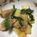 こぶ99's cooksnap of when they made 鶏とじゃがいもの炒め物.