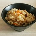 アクセル☆'s cooksnap of when they made 焼きそばの粉で炊き込みごはん.