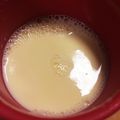 みぇんじぇる0404's cooksnap of when they made レンチンで濃厚♪ホットミルクセーキ.