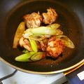 スーマー's cooksnap of when they made 長ネギと鶏もも肉のおかかお炒め♪お弁当に.
