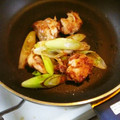 スーマー's cooksnap of when they made 長ネギと鶏もも肉のおかかお炒め♪お弁当に.