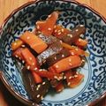 まぃﾁｬん's cooksnap of when they made 簡単もう一品！人参とこんにゃくのきんぴら.