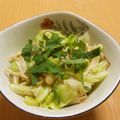 もんしゅしゅ's cooksnap of when they made シャキシャキ!!キャベツ&きのこのお浸し.