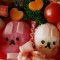 ひなはる♪'s cooksnap of when they made 幼稚園 お弁当♡ちびうさぎ 簡単 キャラ.