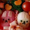 ひなはる♪'s cooksnap of when they made 幼稚園 お弁当♡ちびうさぎ 簡単 キャラ.