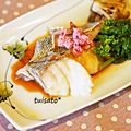 ついてるさとちゃん's cooksnap of when they made レンジで簡単☆　桜の花で❀　鱈の桜蒸し♡.